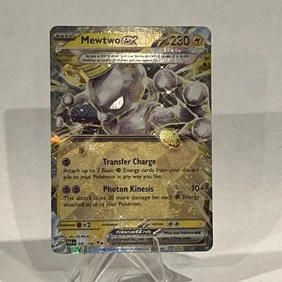 Mewtwo ex 058/182 Sv04: Paradox Rift Holo - Image 1 of 2