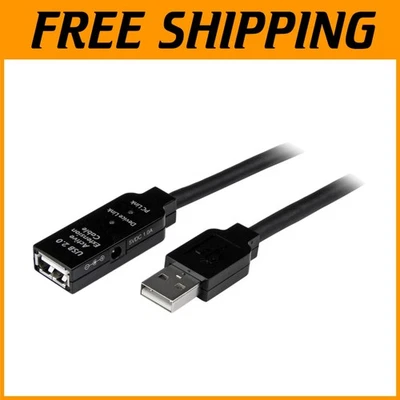 USB 2.0 Extension Cable 10m - Fast Data Transfer - Image 1 of 4