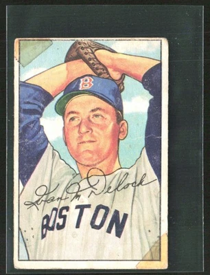 Ivan Delock 1952 Bowman RC B #250 Boston Red Sox - Image 1 of 2