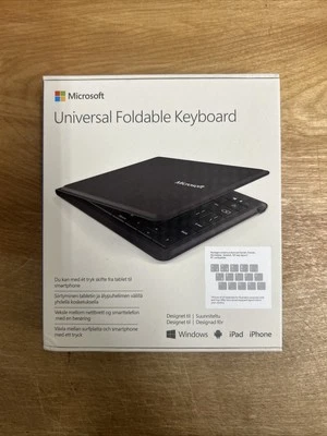 Microsoft Universal Foldable Keyboard Model 1695 NIB - Image 1 of 4