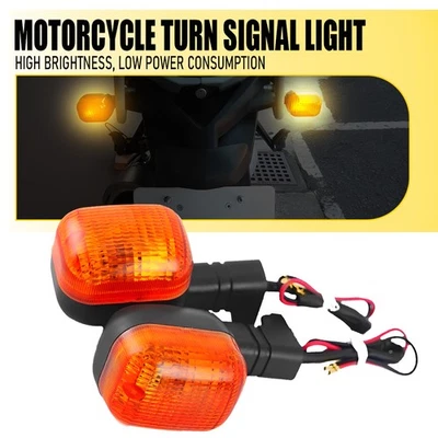Par de luces ámbar de giro indicador de señal trasero L+R para F BMW 650 GS DAKAR 1999-2007 Foto 1 de 4