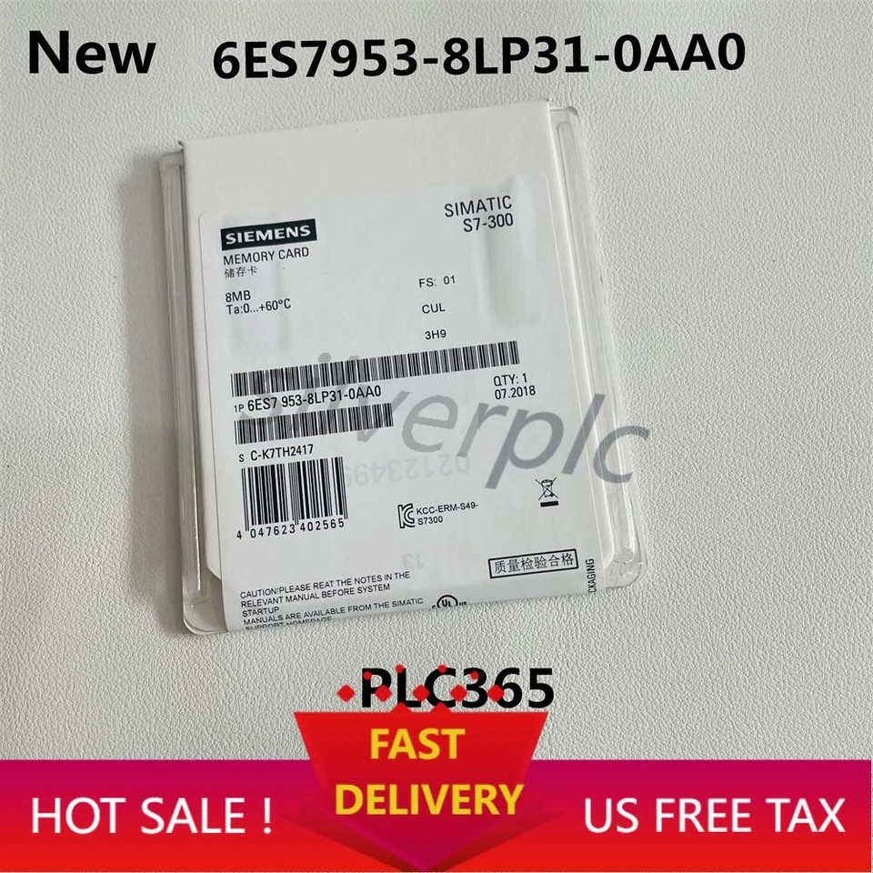 1PC NEW Siemens 6ES7 953-8LP31-0AA0 6ES7953-8LP31-0AA0 Fast Delivery - Image 1 of 1