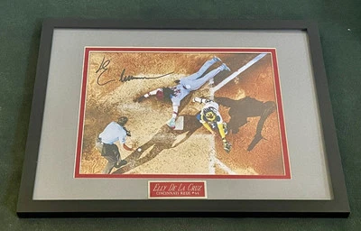 MLB ELLY DE LA CRUZ 8x10 PHOTO, & NAMEPLATE In 11 X 14 FRAME - Image 1 of 4