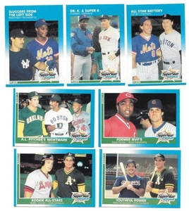 1987 Fleer - Kombikarten 16 Karten Lot - Bild 1 von 3