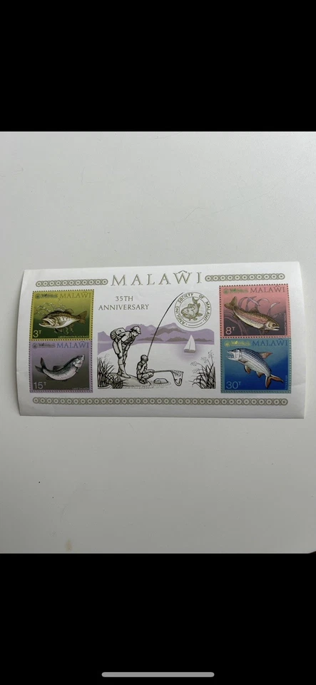 Malawi 35TH anniversary (angling Society Of Malawi) Stamps - Image 1 of 4