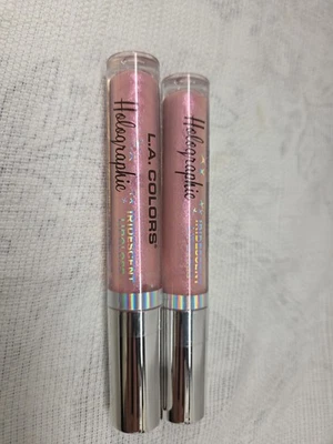 L.A. COLORS Holographic Iridescent Lipgloss, Sugared CLG421 Lot Of 2 - Image 1 of 2