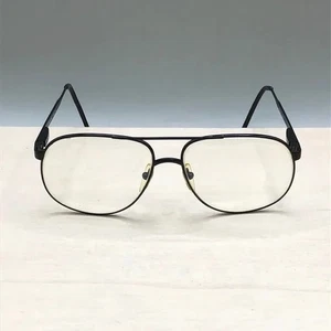 Vintage Marcolin 6002-B4 Glasses FRAMES ONLY 60-15-145 Black Oversized Italy - Picture 1 of 8