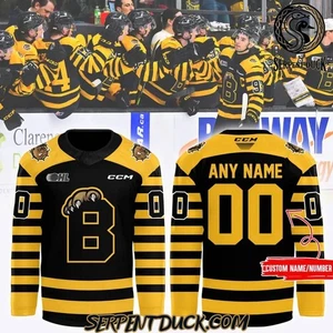 Personalized Brantford Bulldogs Limited Edition 2025 Hockey Shirt Men's Fan Gear - Picture 1 of 7