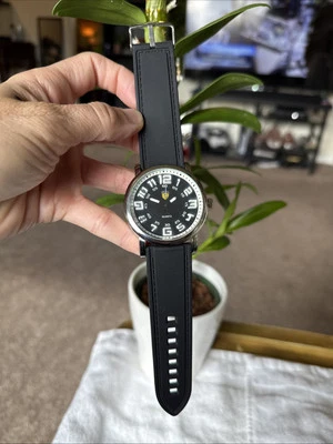 Reloj Ferrari Hombre Original Silicona SC-9688-22 Japón Gran Forma Necesita Batería Foto 1 de 4