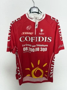 Cofidis Nalini Vintage Radtrikot Rot Bunt 2 Stück Gr.L 90s Retro - Bild 1 von 3