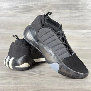 Adidas Harden Vol. 7 Mid Core Men's 10.5 Shoes Black Basketball Sneakers Worn - Picture 1 of 21