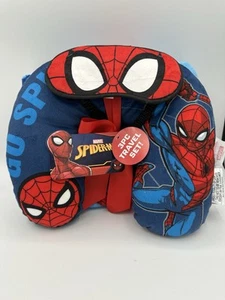 NUEVO-Spider-Man Marvel Juego de Viaje Cuello Almohada Manta 40"X50" y Cubierta para Ojos 3 Piezas - Imagen 1 de 3