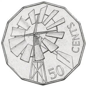 2002 AUSTRALIAN 50 CENT COIN QEII | YEAR OF THE OUTBACK WINDMILL | CIRCULATED - Picture 1 of 1