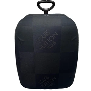 Authentic LOUIS VUITTON Conquerane 65 Damier Jean carry on luggage Black - Picture 1 of 11