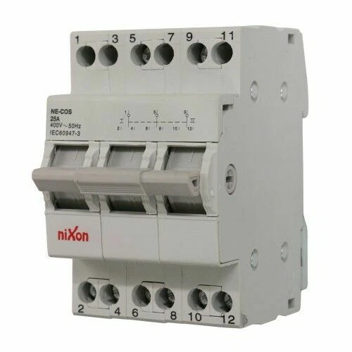 Nixon NECOS3 3 Pole Change Over Switch