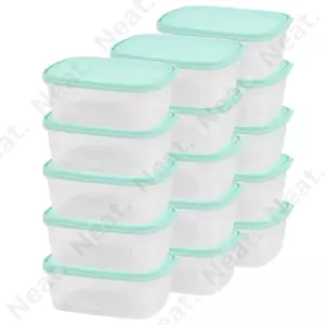 2L Plastics Food Storage Containers with lid Leak Resistant Airtight Stackable - Picture 1 of 10