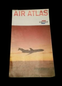 Mapa de ruta United Airlines Air Atlas 1965 - Imagen 1 de 4