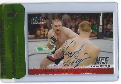 Heath Herring Signed 2009 Topps UFC Round 1 Rookie Card #57 BAS COA RC Autograph - Image 1 of 4
