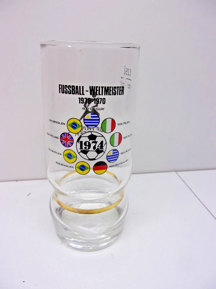 WM 1974 Glas 0,25l Rastal FUSSBALL WELTMEISTER 1974 - Bild 1 von 3