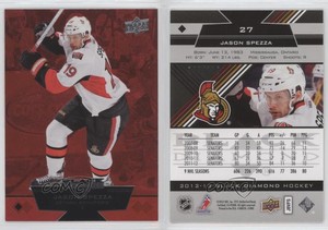 2012-13 Upper Deck Black Diamond Single Diamond Ruby /100 Jason Spezza #27
