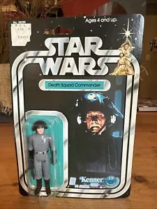 Action figure vintage 1977 Star Wars Death Squad Commander Kenner 38290 nuova MoC - Foto 1 di 17