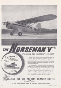 1946 Noorduyn Norsemen Aircraft ad 10/9/2023b - Picture 1 of 1