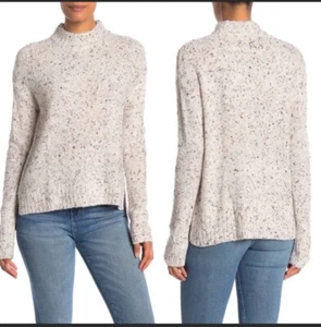 SUSINA gefleckter Strickpullover mit Stehkragen Größe Large Petite neu mit Etikett - Bild 1 von 8