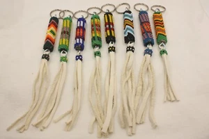 Native American Beaded Navajo Key Chain Key Ring Handmade - Picture 1 of 7