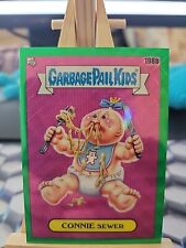 CONNIE SEWER /299 TOPPS CHROME GARBAGE PAIL KIDS GPK GREEN WAVE REFRACTOR #198B