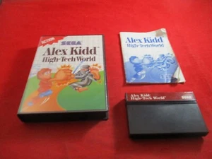Alex Kidd: High-Tech World (Sega Master System, 1989) COMPLETO con manual de caja - Imagen 1 de 5