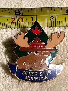 Silver Star Mt. Ski Resort Skiing Souvenir Collectible Pin Bullwinkle Free Ship - Picture 1 of 1