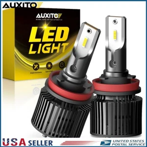 AUXITO H11 LED Headlight Kit Low Beam Bulb Super Bright 6000K 24000LM 200WATT D - Picture 1 of 11