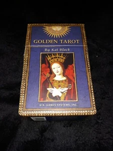 Golden Tarot Box Gilded Edition opened Once Never used - Picture 1 of 9