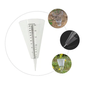 Rain Gauge Transparent Rain Gauge Rain Gauge With Clear Scale Rain Measuring - Picture 1 of 9