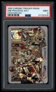 Chrono Trigger Promo One Peaceful Day Cracked Ice 1995 Card PSA 9 91720376 - Picture 1 of 2