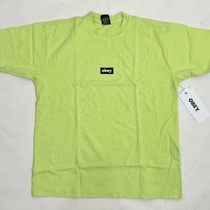 Obey Men's Box T-Shirt Black Bar Celery Juice Size S NWT Shepard Fairey - Picture 1 of 2