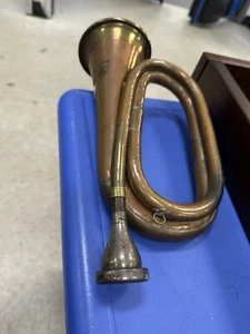 Military/ Scout/ Cavalry Brass/ Copper Bugle Vintage British Army Repro . - Picture 1 of 7