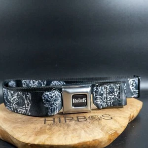 Buckle Down Mens Fabric Webbing The Punisher Seatbelt Belt Size XL - Picture 1 of 7