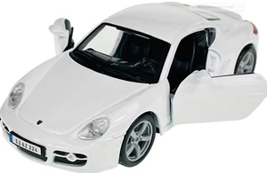 Porsche Cayman S Germany Sports Car Model Diecast White 1:32 Scale Bburago - Picture 1 of 6