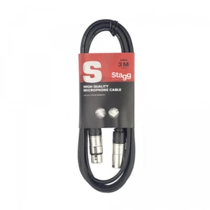 Cable de micrófono STAGG SMC3 1x XLR hembra - 1x XLR macho  3m - Imagen 1 de 1