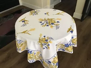 Tablecloth Vintage April Cornell Brand 50” X 50” - Picture 1 of 7