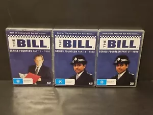The Bill Series 14 Fourteen Part 1 4 5 DVD 1998 Boxset Region 0 PAL VGC - Picture 1 of 11