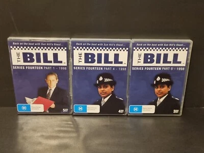 The Bill Series 14 Fourteen Part 1 4 5 DVD 1998 Boxset Region 0 PAL VGC  - Image 1 of 4