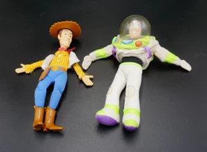 Vintage Toy Story Puppet Pals BUZZ LIGHTYEAR & WOODY Burger King Pixar 1995 - Bild 1 von 6