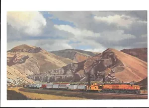 Vintage Railroad Menu UNION PACIFIC COFFEE SHOP train in the mountains 5/1970 - Picture 1 of 2