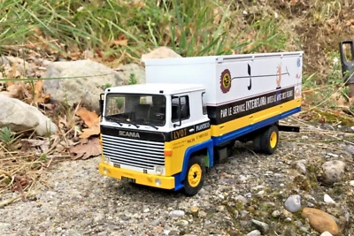 Camion Epoca Truck Scania Interflora  Francia 1978  140 V8  Die Cast Model 1/43 - Immagine 1 di 4