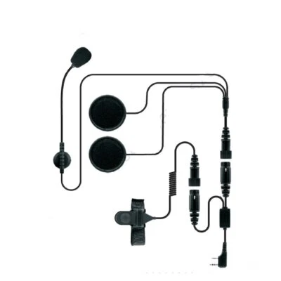 Helmet Headset 2 Pin PTT Earpiece for KENWOOD Baofeng UV-5R BF-888S F8HP Radio - Image 1 of 4