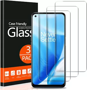 3 -Pack Clear Screen Protector Tempered Glass for OnePlus Nord N200 5G - Picture 1 of 8