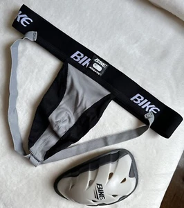 BIKE Authentic Men Jockstrap Groin Supporter With PROFLEX MAX 2 Cup Size Large - Picture 1 of 13