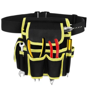 Electricians Tool Bag Large Pouch with Belt Clip Utility Work Man - Picture 1 of 11